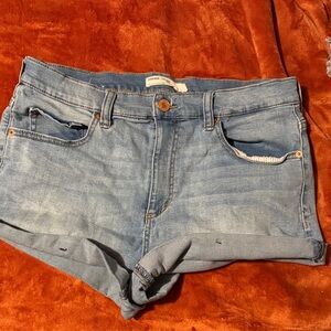 Women's Light Blue Jean Shorts